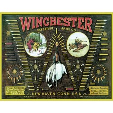 Winchester Bullet Board. Tin Sign